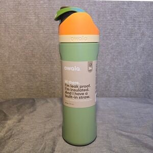 Owala FreeSip Stainless Steel Water Bottle / 24oz / Color: Camo Cool